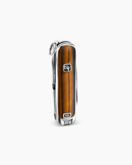 Streamline® Inlay Swiss Army® Knife in Sterling Silver with Tiger’s Eye