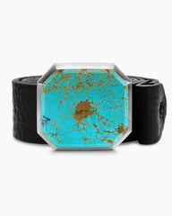 Streamline® Belt Buckle in Sterling Silver with Turquoise