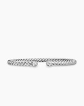 Cable Flex® Bracelet in 18K White Gold with Diamonds, 4mm