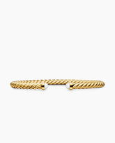 Cablespira® Flex Bracelet in 18K Yellow Gold with Pearls, 4mm