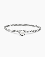 Petite Chatelaine® Bracelet in Sterling Silver with Pearl, 3mm