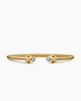 Renaissance® Cablespira Bracelet in 18K Yellow Gold with Diamonds, 3.5mm