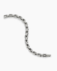 Streamline® Heirloom Chain Link Bracelet in Platinum with Diamonds, 7.5mm