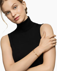 Renaissance® Cablespira Bracelet in 18K Yellow Gold with Pearls and Diamonds, 3.5mm