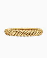Sculpted Cable Bracelet in 18K Yellow Gold, 10mm