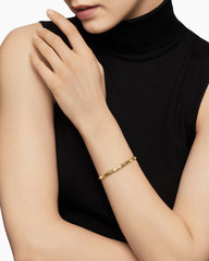 Modern Renaissance® Bangle Bracelet in 18K Yellow Gold with Diamonds, 4.5mm