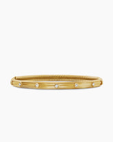 Modern Renaissance® Bangle Bracelet in 18K Yellow Gold with Diamonds, 4.5mm