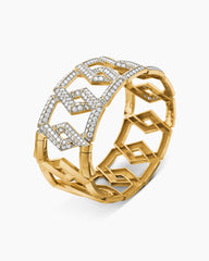 Carlyle™ Bracelet in 18K Yellow Gold with Diamonds, 24mm