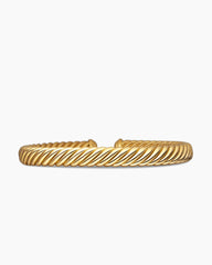 Modern Oval Cablespira® Bracelet in 18K Yellow Gold, 7mm