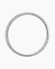Pavé Stretch Bracelet in 18K White Gold with Diamonds, 3mm
