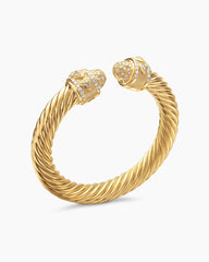 Renaissance® Cablespira Bracelet in 18K Yellow Gold with Diamonds, 9mm