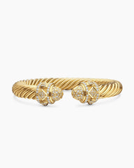 Renaissance® Cablespira Bracelet in 18K Yellow Gold with Diamonds, 9mm