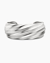 Cable Edge® Cuff Bracelet in Sterling Silver, 24mm