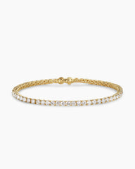 Tennis Bracelet in 18K Yellow Gold with Diamonds, 3mm