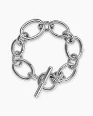 DY Mercer® Chain Bracelet in Sterling Silver with Diamonds, 20mm