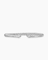 Cable Flex® Bracelet in Sterling Silver with Diamonds, 4mm