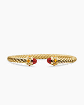 Renaissance® Cablespira Bracelet in 18K Yellow Gold with Carnelian and Citrine, 5mm