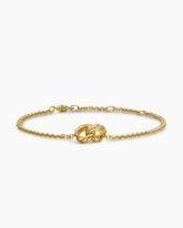 Sculpted Cable Chain Bracelet in 18K Yellow Gold, 8mm