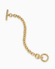 DY Mercer® Toggle Chain Bracelet in 18K Yellow Gold with Diamonds, 8mm