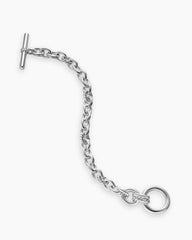 DY Mercer® Toggle Chain Bracelet in Sterling Silver with Diamonds, 8mm