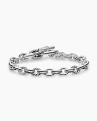DY Mercer® Toggle Chain Bracelet in Sterling Silver with Diamonds, 8mm