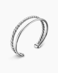 DY Mercer® Two Row Cuff Bracelet in Sterling Silver, 8mm