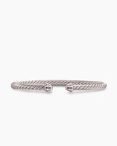 Classic Cable Bracelet in Sand Aluminum, 4mm