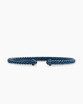 Classic Cable Bracelet in Navy Aluminum, 4mm