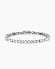 Tennis Bracelet in 18K White Gold with Diamonds, 4mm