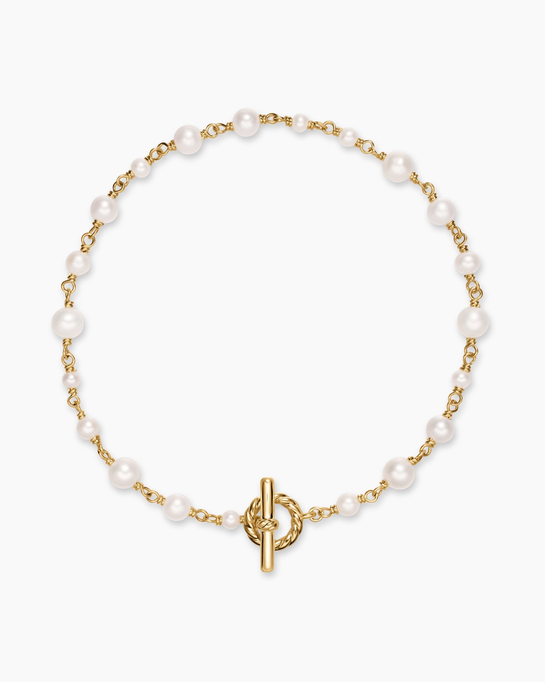 Pearl Classics Toggle Chain Bracelet in 18K Yellow Gold, 4.5mm