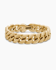 Curb Chain Bracelet in 18K Yellow Gold, 14.5mm