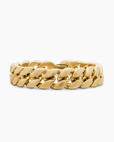 Curb Chain Bracelet in 18K Yellow Gold, 14.5mm