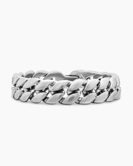 Curb Chain Bracelet in Sterling Silver, 14.5mm
