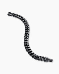Curb Chain Bracelet in Black Titanium, 11.5mm