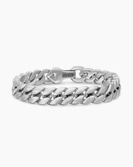 Curb Chain Bracelet in Sterling Silver, 11.5mm