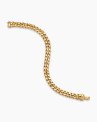 Curb Chain Bracelet in 18K Yellow Gold, 8mm
