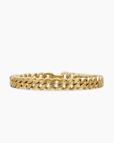 Curb Chain Bracelet in 18K Yellow Gold, 8mm