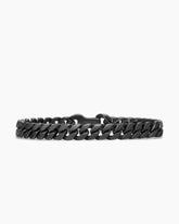 Curb Chain Bracelet in Black Titanium, 8mm