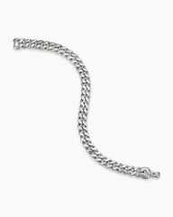Curb Chain Bracelet in Sterling Silver, 8mm