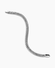 Chevron Bead Bracelet in Sterling Silver, 8mm