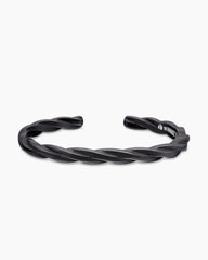 DY Helios™ Cuff Bracelet in Black Titanium, 6mm