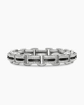 Streamline® Link Bracelet in Sterling Silver with Diamonds, 7.5mm
