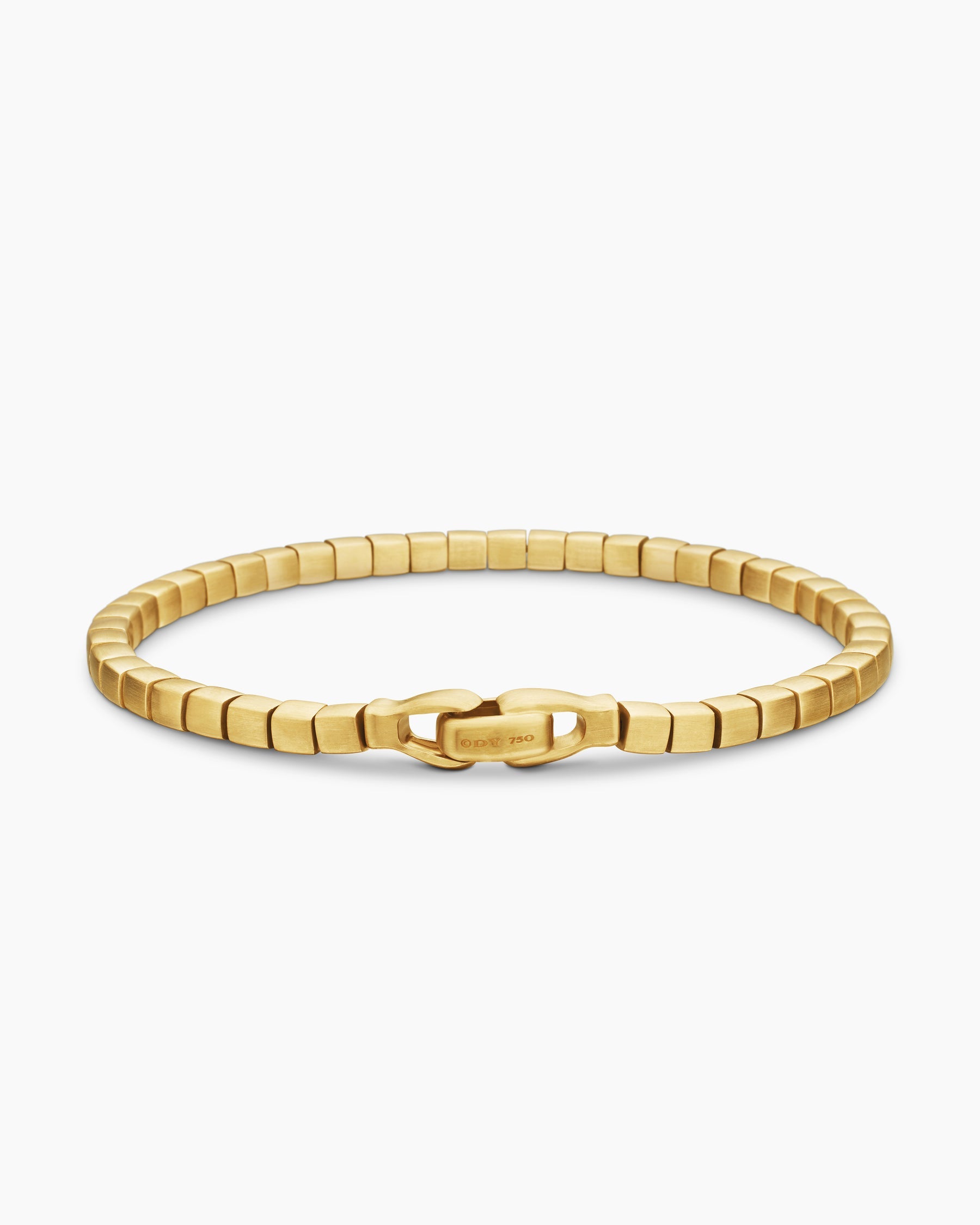Spiritual Beads Cushion Bracelet in 18K Yellow Gold, 4mm