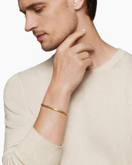 Spiritual Beads Cushion Bracelet in 18K Yellow Gold, 4mm