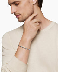 Spiritual Beads Cushion Bracelet in Sterling Silver, 4mm