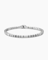 Spiritual Beads Cushion Bracelet in Sterling Silver, 4mm