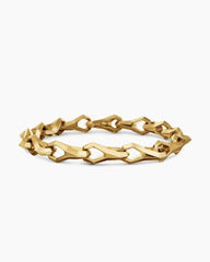 Faceted Link Bracelet in 18K Yellow Gold, 9mm