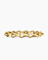 Faceted Link Bracelet in 18K Yellow Gold, 9mm