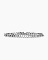 Curb Chain Bracelet in Platinum, 6mm