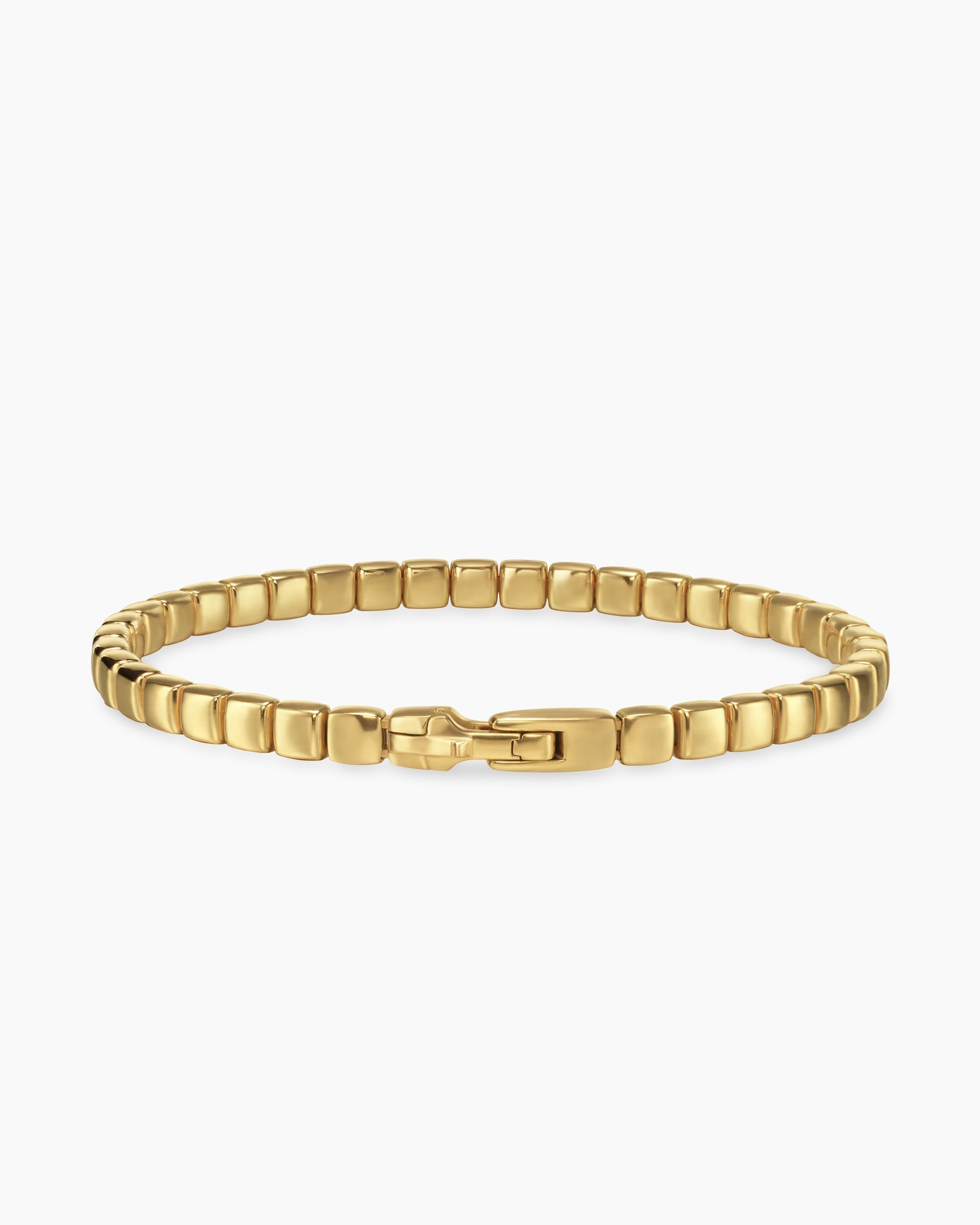 Spiritual Beads Tile Bracelet in 18K Yellow Gold, 4.7mm